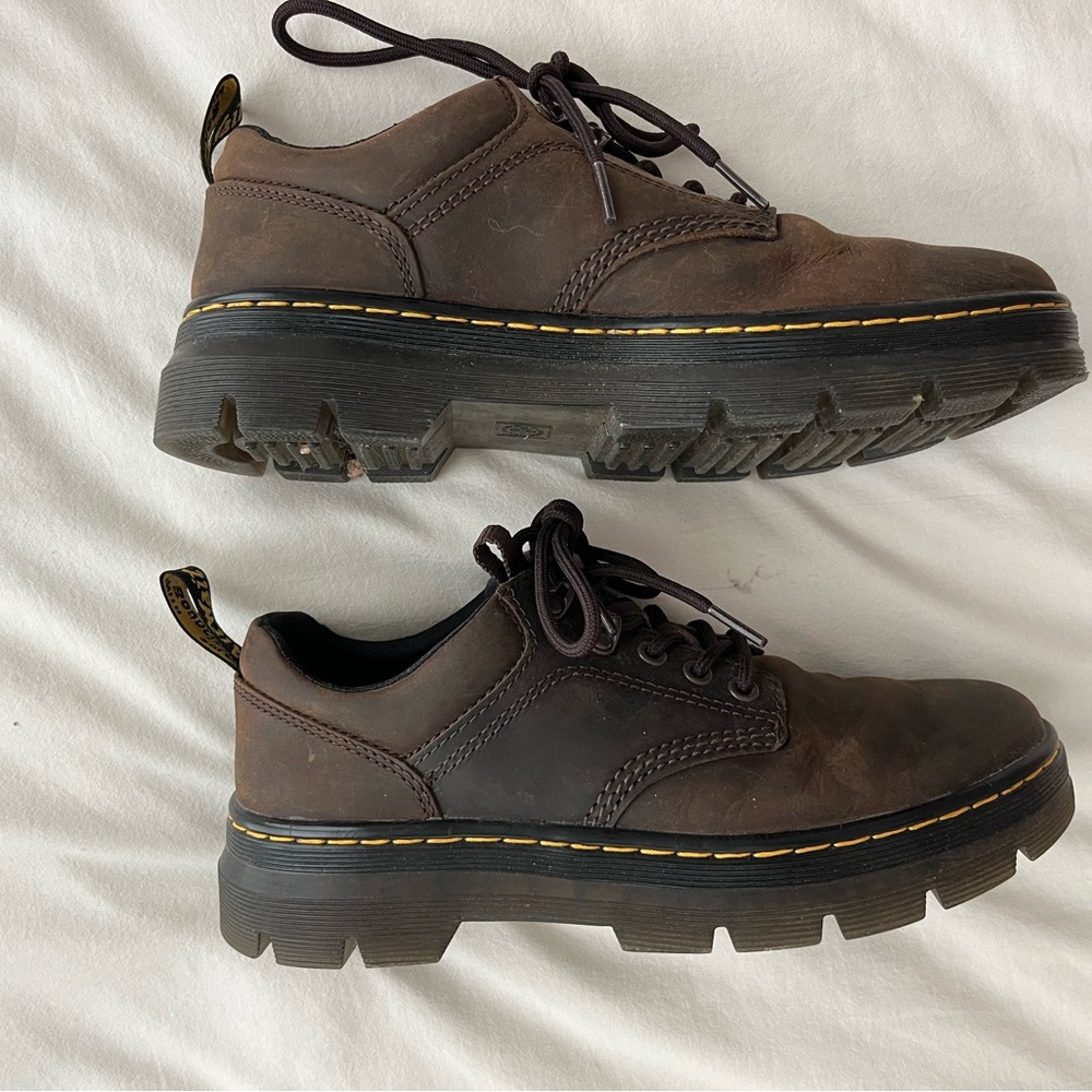 dr. marten leather oxfords shoes
